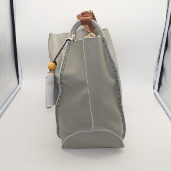 NEW The Sak Los Feliz Leather Tote Oversized Meadow Green Boho Hobo **READ** - Picture 14 of 14